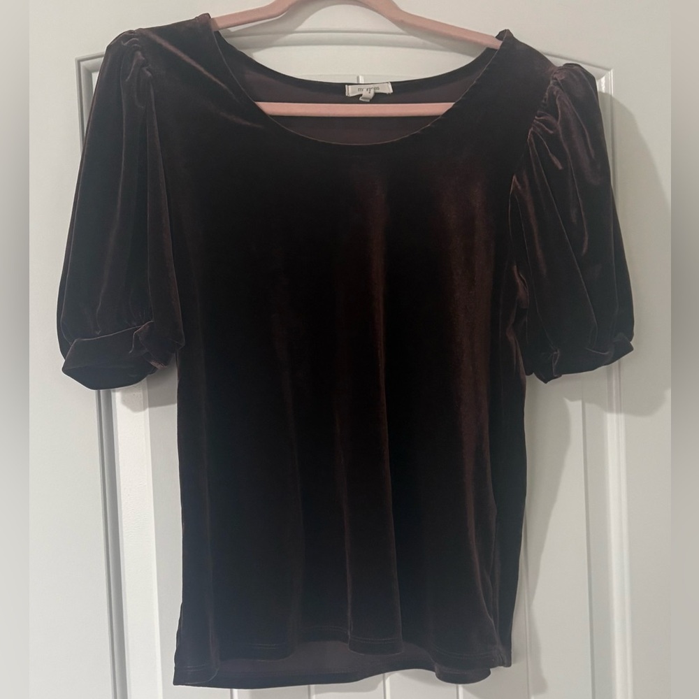 Maurices Velvet Blouse